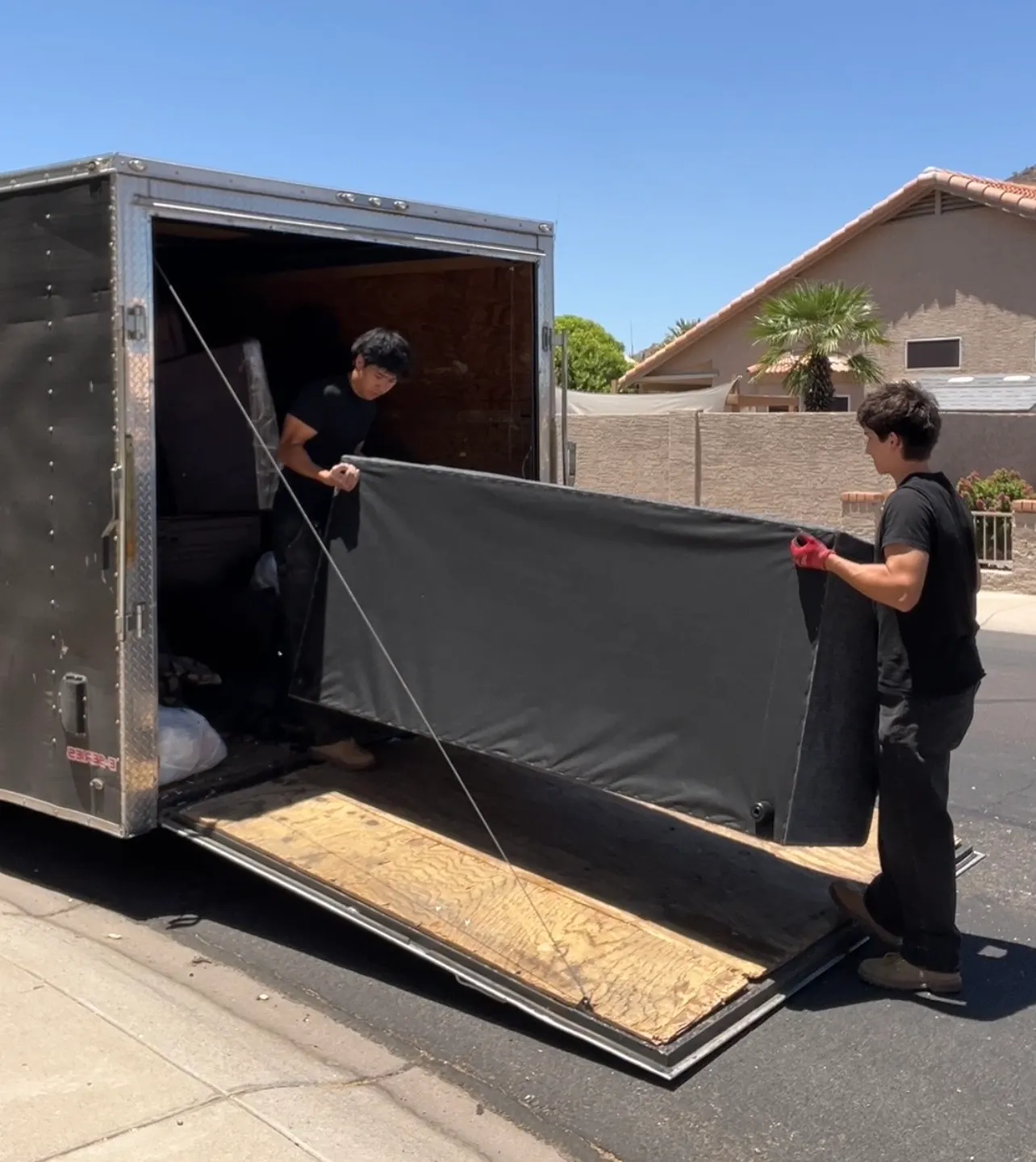 Canyon Haul Co. crew performing furniture removal in Phoenix, AZ